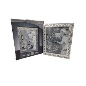 Godinger Silver Diamonds Swarovski Stones 8x10 Photo Album Holds 100 4x6 Photos